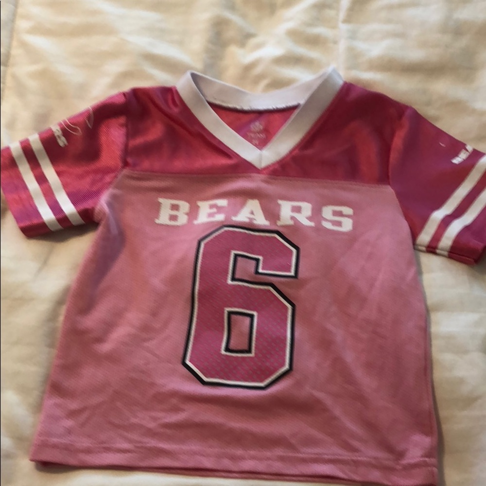 Chicago Bears pink Cutler Jersey